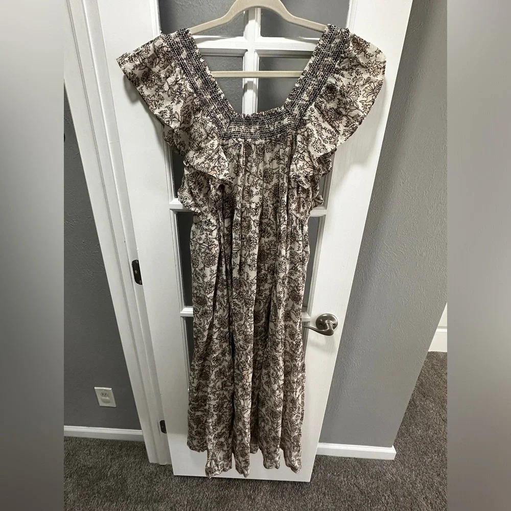 ⭐️SOLD⭐️NWT Free People Women's Bonita Printed Midi Dress - Picture 8 of 16
